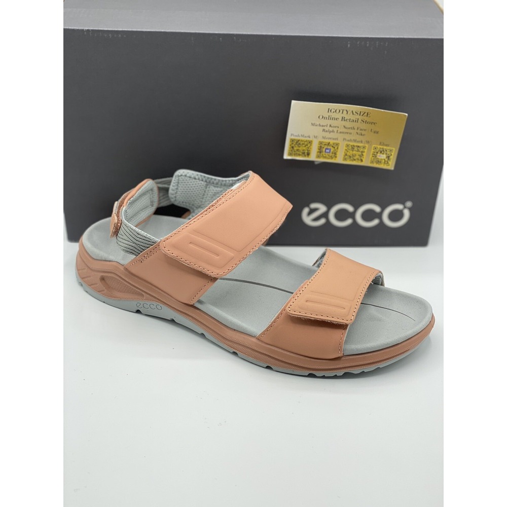 ECCO X-Trinsic Women 10-10.5 Pink Leather Sport Sandal Arch Support New